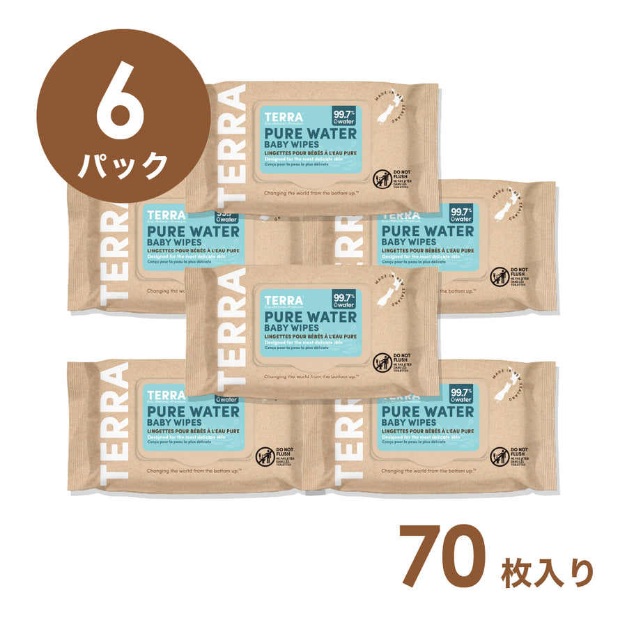 おしりふき ピュアウォーター 420枚（70枚×6パック）